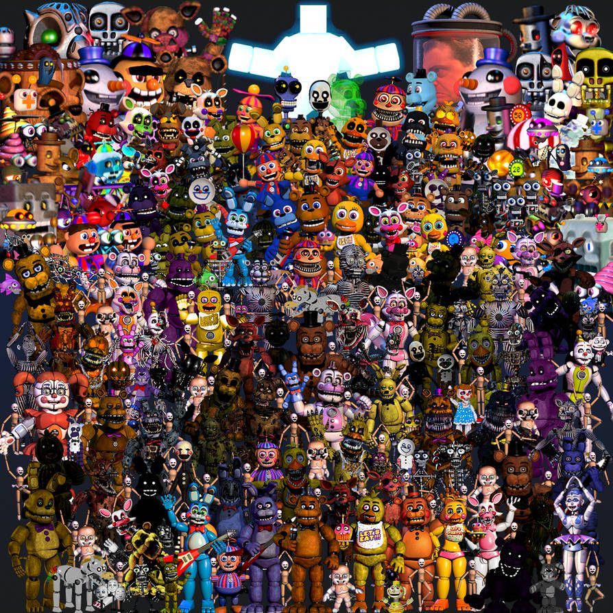Fnaf Fan Art All Animatronics